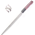 Stainless Steel Damascus Kitchen Knife Chef Red Black 303 Sachem